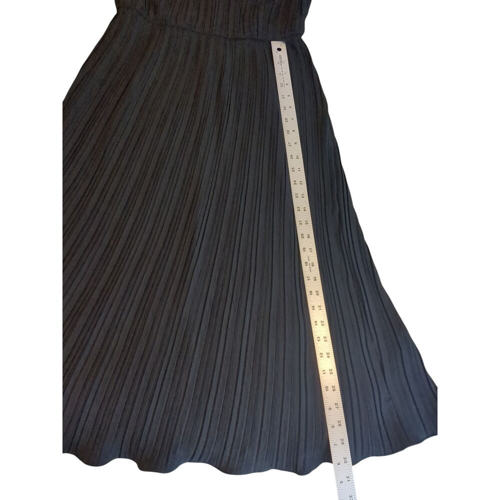 DKNY Black Ruffle Pleated Bustier Dress Size 8 - NWOT - Picture 5 of 9